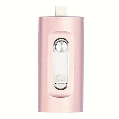 USB Flash Drive, 4-in-1 USB 3.0 Multi-Connector Drive with 128GB or 256GB Capacity and Four Color Options