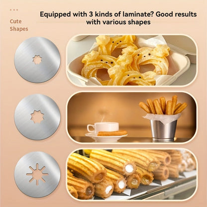 Eight-Piece Manual Cookie Press with Eight Discs and Stable Base for Biscuits and Pastry Baking