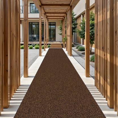 Non-Slip Runner Rug for Hallway Kitchen Stairs - Thick 4mm Long Roll Rug 23.22" Wide, Machine Washable, Multiple Sizes & Colors