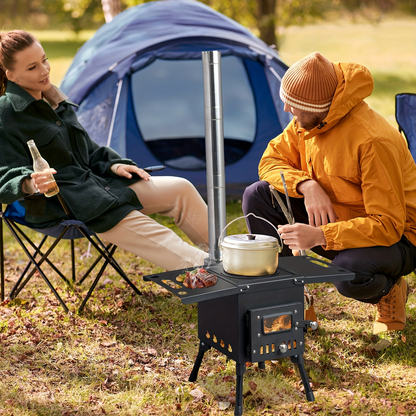 Tent Wood Stove Portable for Garden, Patio and Yard Use, with the Listed Configuration, for Everyday Use and Organized Storage