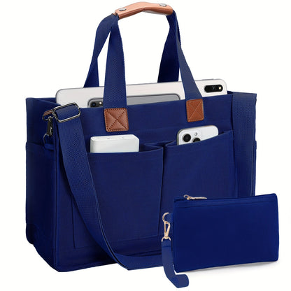 Large Capacity Tote Bag for Women – Lightweight Shoulder Bag with Adjustable Strap & Polyester Lining, Daily Use