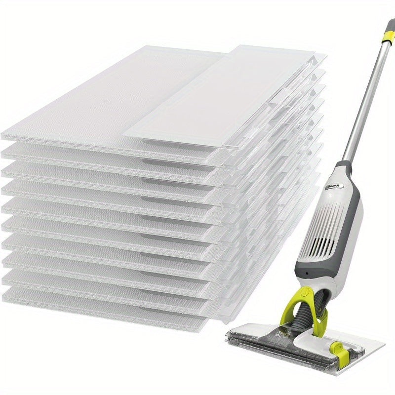 VACMOP-Style White Disposable Replacement Pads in 10-, 20-, 30- or 40-Pack Checkout Options