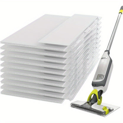 VACMOP-Style White Disposable Replacement Pads in 10-, 20-, 30- or 40-Pack Checkout Options