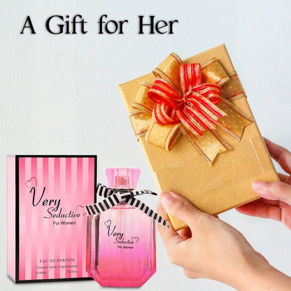 Perfume for Women Very Seductive in Pink Spray with Floral-Woody Profile and 3.4 fl oz Format