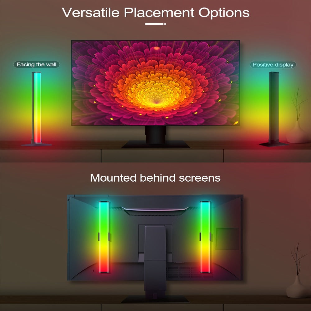 RGBIC Atmosphere Light with Music Sync - Desktop Ambient Light, App & Remote Control, Alloy Body