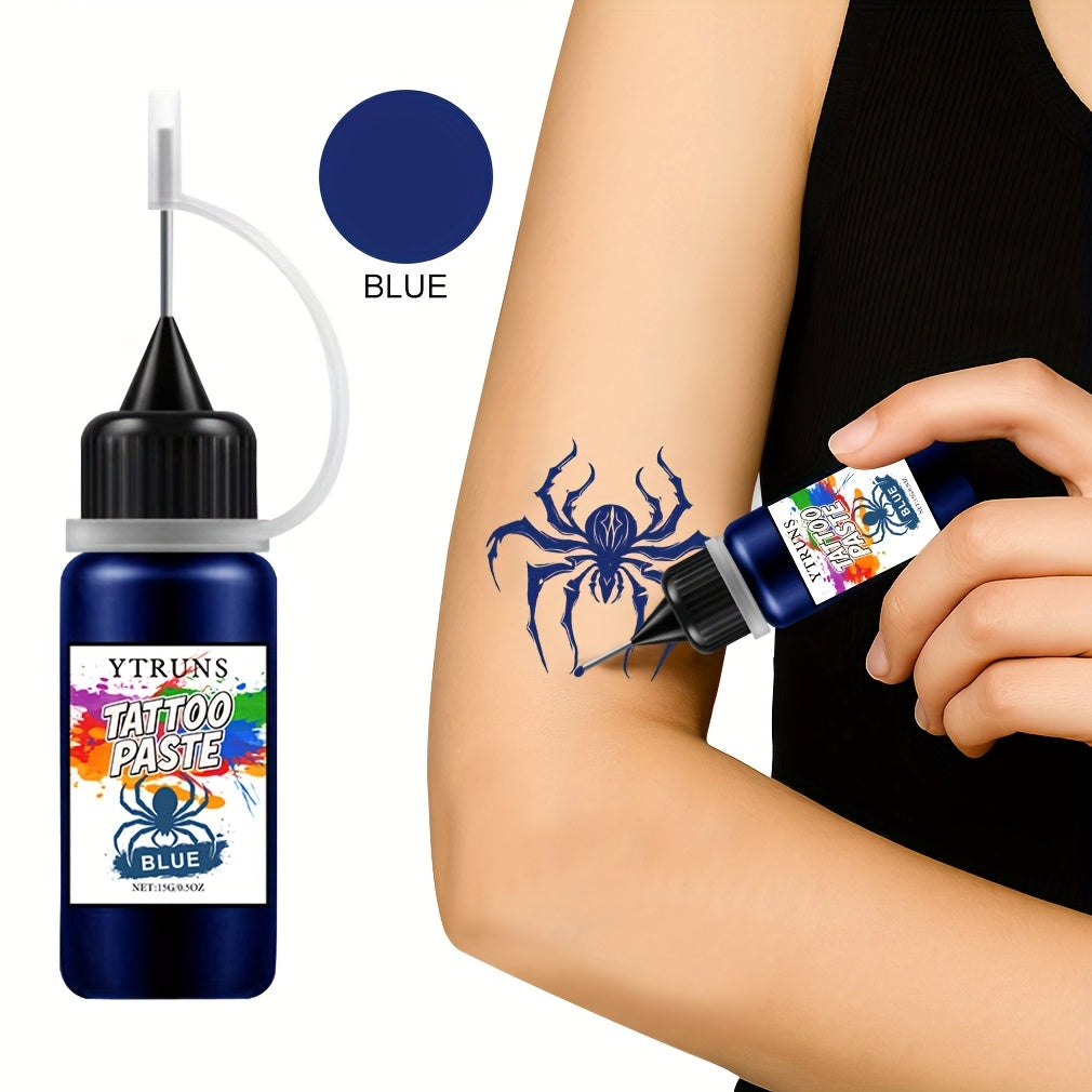 Liquid Body Paint Temporary Tattoo Ink — 7 Vibrant Colors, Fast-Drying Waterproof Formula, Plant-Based Squalane, Skin-Safe for Festivals, Parties, Halloween, Cosplay & Body Art