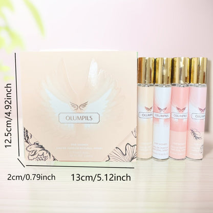 Perfume Gift Set for Women — Mystical 4-Piece Travel Size Fragrance Kit 20ml Each, Fresh Fruity Floral Scents, Long-Lasting Unisex Eau de Parfum, Ideal for Birthday, Valentine’s Day & Everyday Wear