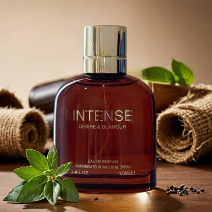 Men's Perfume Intenso Eau de Parfum 3.4 oz with Lavender, Basil and Fresh Aquatic Fougère Notes