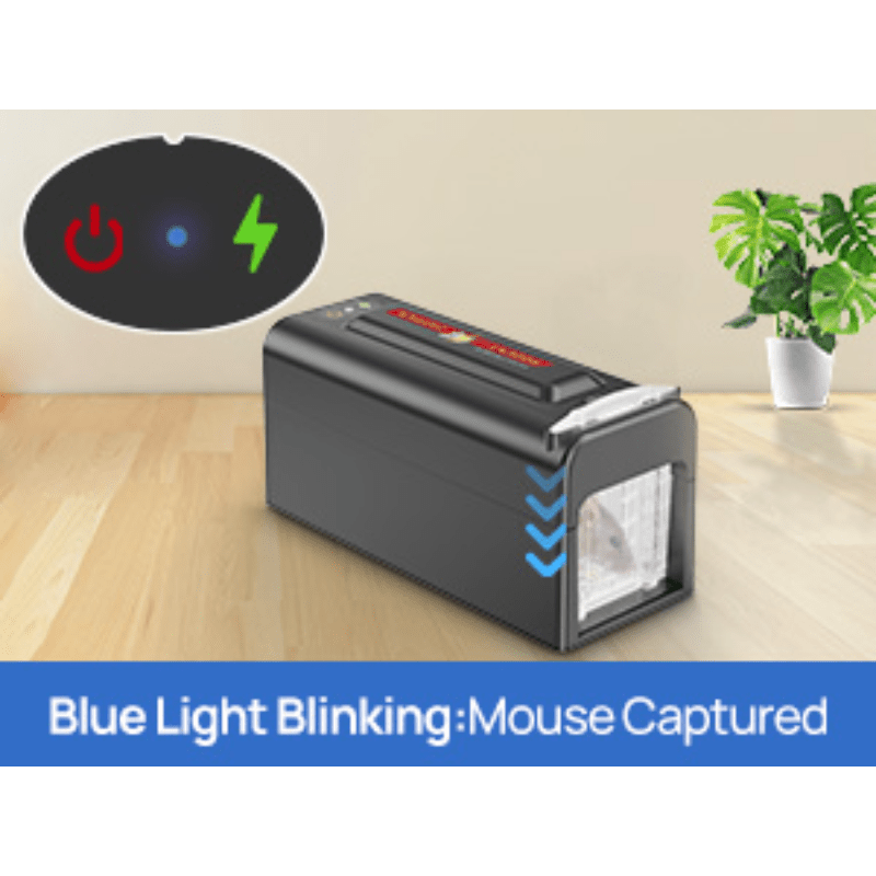 Electric Mouse Trap, High Voltage USB Battery Indoor Outdoor Pest for Garden, Yard and Pest Management