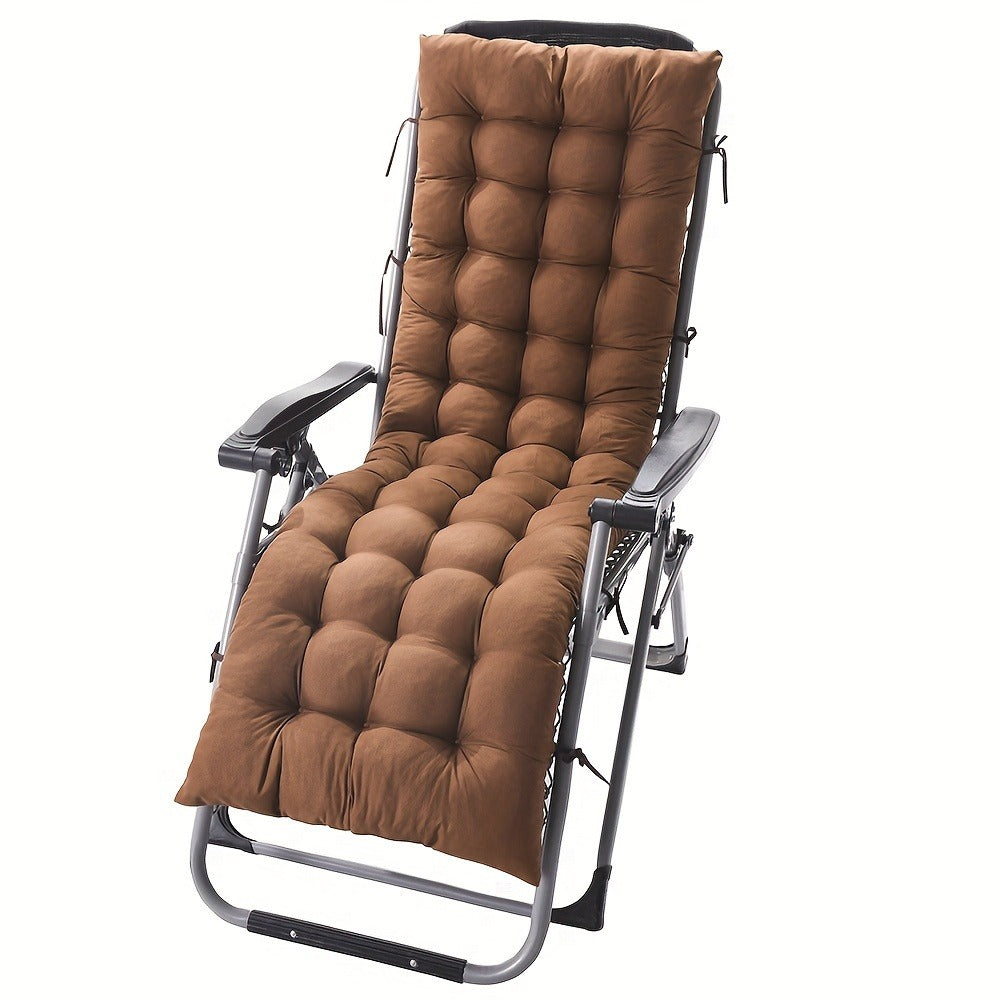 49-Inch Fabric Chaise Lounge Cushion with Multiple Color Options for Patio detail image - detail view 12