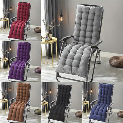 49-Inch Fabric Chaise Lounge Cushion with Multiple Color Options for Patio detail image - detail view 19