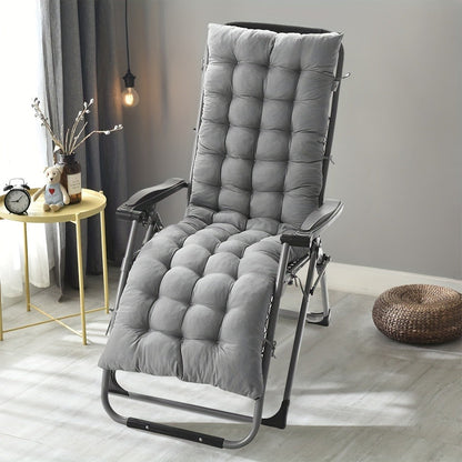 49-Inch Fabric Chaise Lounge Cushion with Multiple Color Options for Patio detail image - detail view 4
