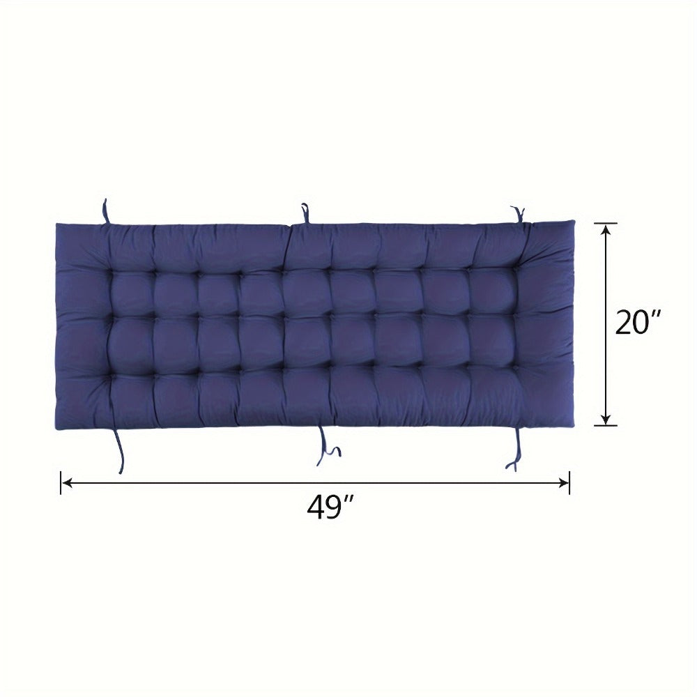 49-Inch Fabric Chaise Lounge Cushion with Multiple Color Options for Patio detail image - detail view 6