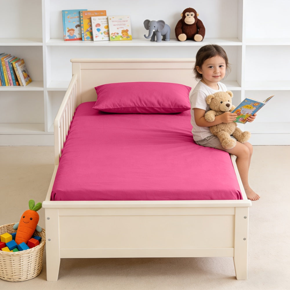 Bed Sheet Set 4-Piece Bamboo-Derived Rayon with Deep-Pocket Fitted Sheet in Twin, Full, Queen and King Sizes