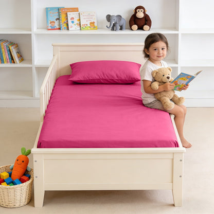 Bed Sheet Set 4-Piece Bamboo-Derived Rayon with Deep-Pocket Fitted Sheet in Twin, Full, Queen and King Sizes