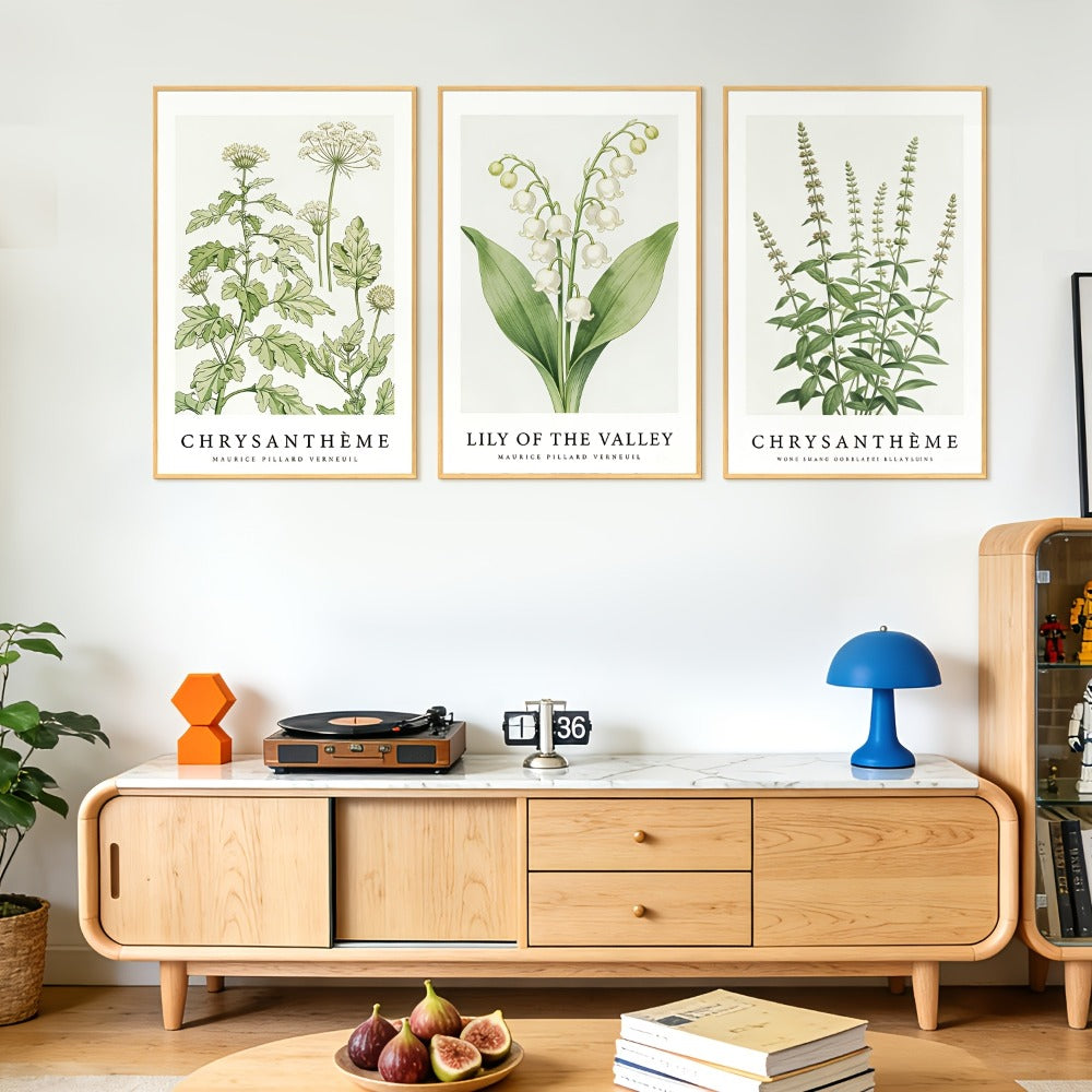 Three-Pack 24 x 36-Inch Slide-In Poster Frames in Black or Natural with Two Wall Orientations