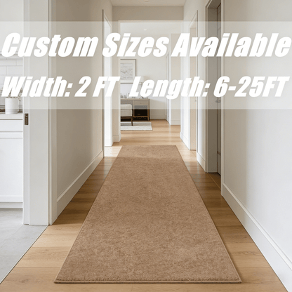 Two-Foot Hallway Runner with Eight Pattern-Color Families and 75 Listed Length Combinations