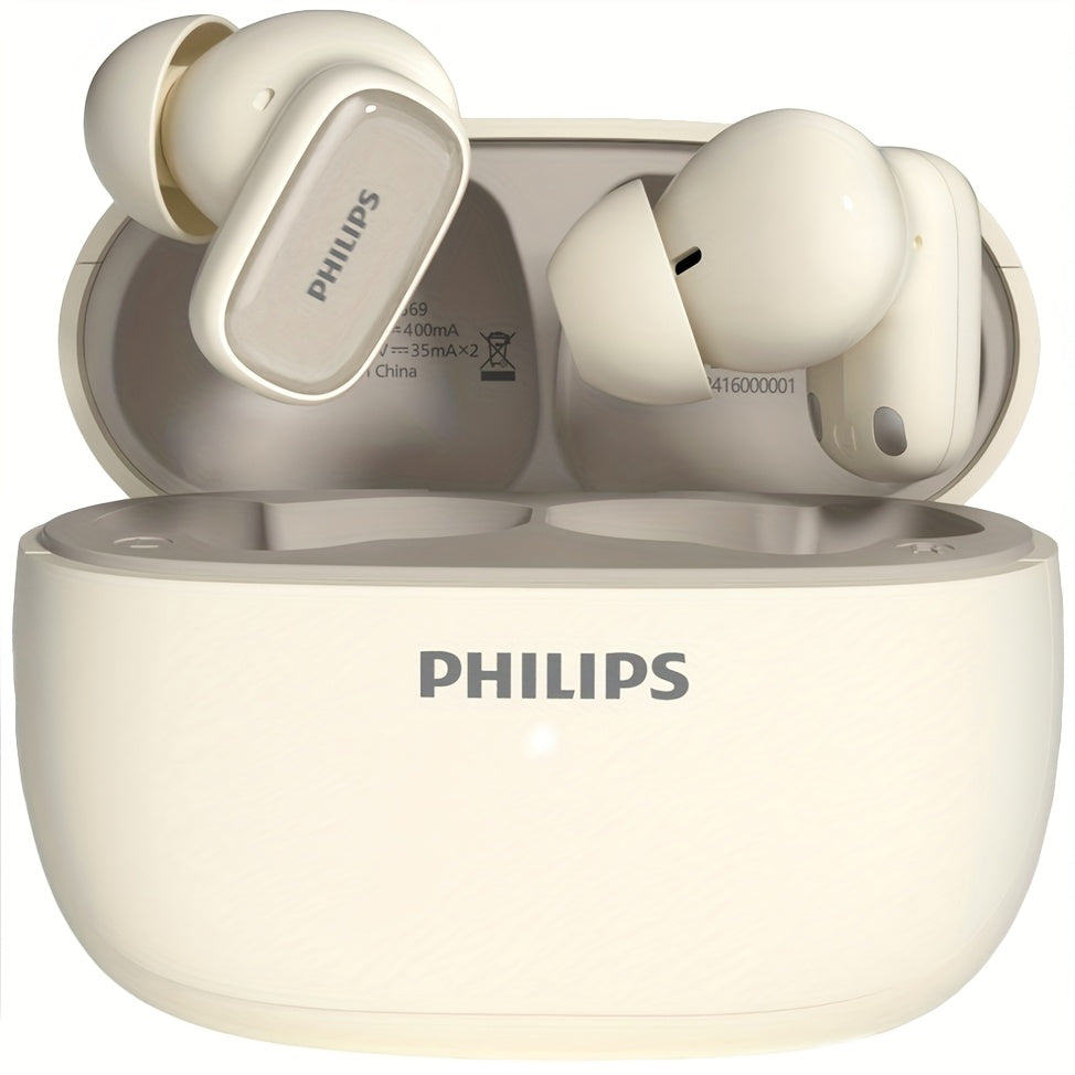 Wireless Earbuds Philips TAT2569 with Active Noise Reduction, Dual Mics and 18-Hour Playtime