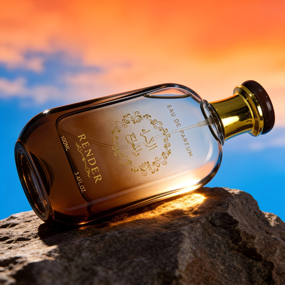 Arabian Cologne Spray 3.04 oz for Men — Desert Knight Luxury Oriental Fragrance | Long-Lasting Oud & Amber Scent for Dating, Travel & Gift