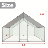13.1' L x 9.8' W x 6.56' H