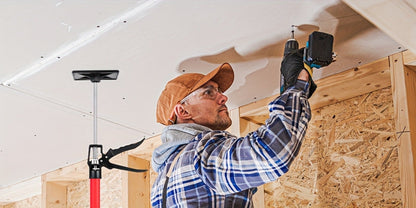 Telescopic Support Rod Adjustable 11.8-114in 154 lb Heavy Duty Anti-Slip Third Hand Support System 2pcs Drywall Lifting Cabinet Jack Wardrobe Installation Prop Tool-Grade Support Kit