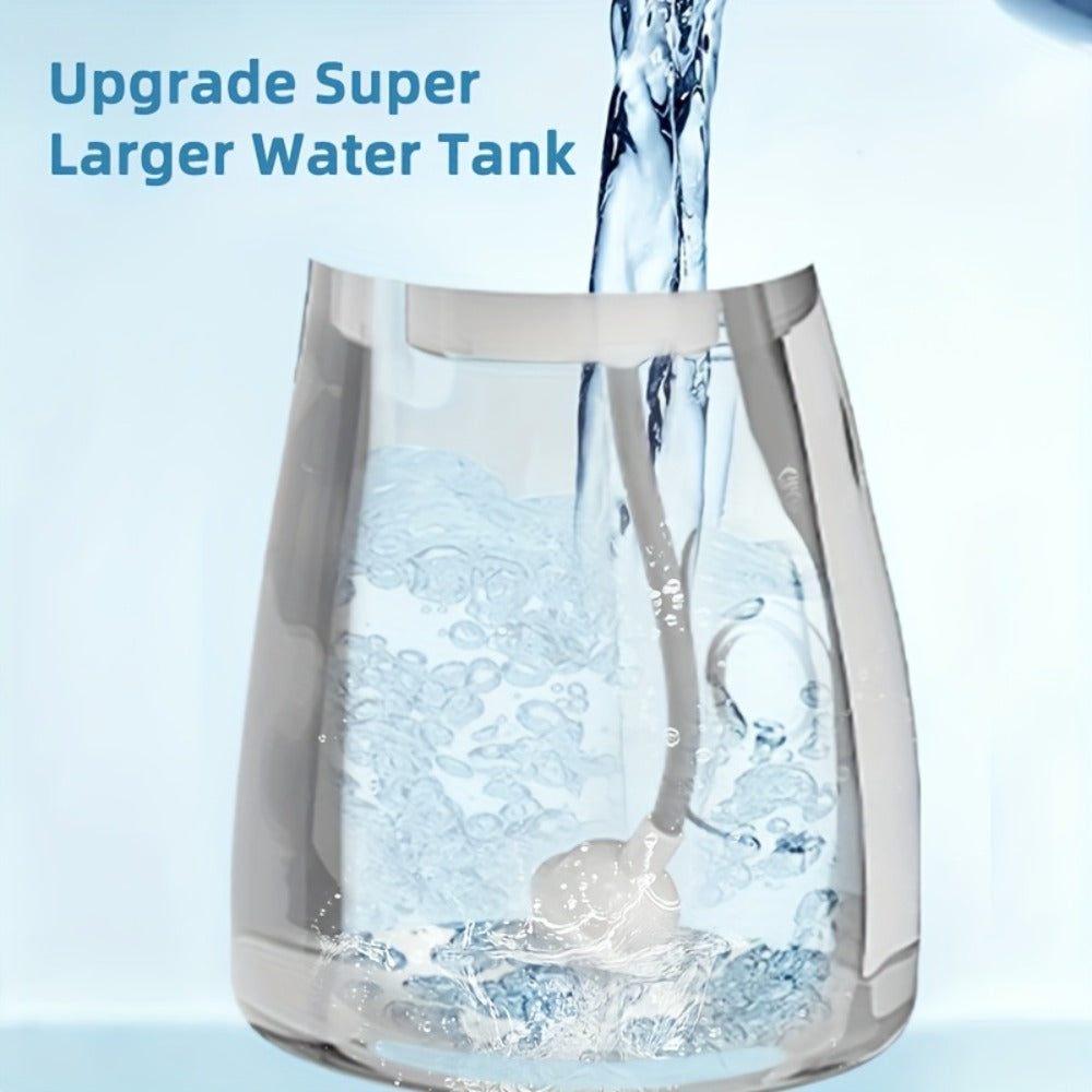 320ml USB-C Rechargeable Water Flosser with Four Nozzles, IPX7 Marking and Four Gradient Color Options