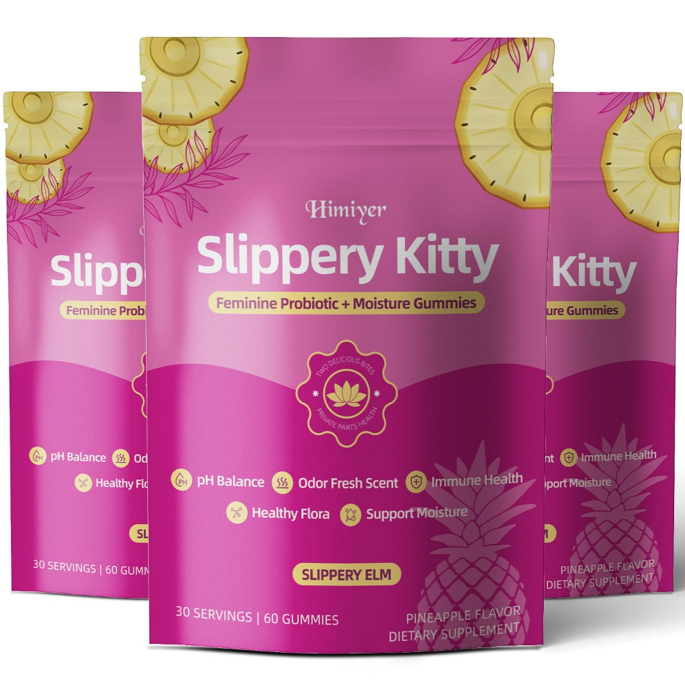 Women's Probiotic Gummies with Slippery Elm for pH Balance & Freshness – Pineapple Flavour, 60 Gummies, 30-Day Supply | Healthy Flora Support | ShopVora UK