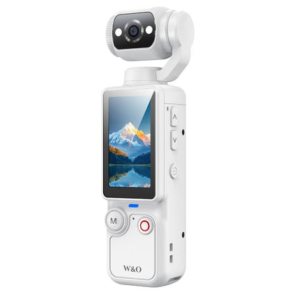4K UHD Vlogging Action Camera 180° Rotating Lens Anti-Shake 1.9" Screen 2000mAh Battery – Lightweight Travel Cam with Image Stabilization for Vlogging, Hiking & Outdoor Sports | Gift for Teens & Adults