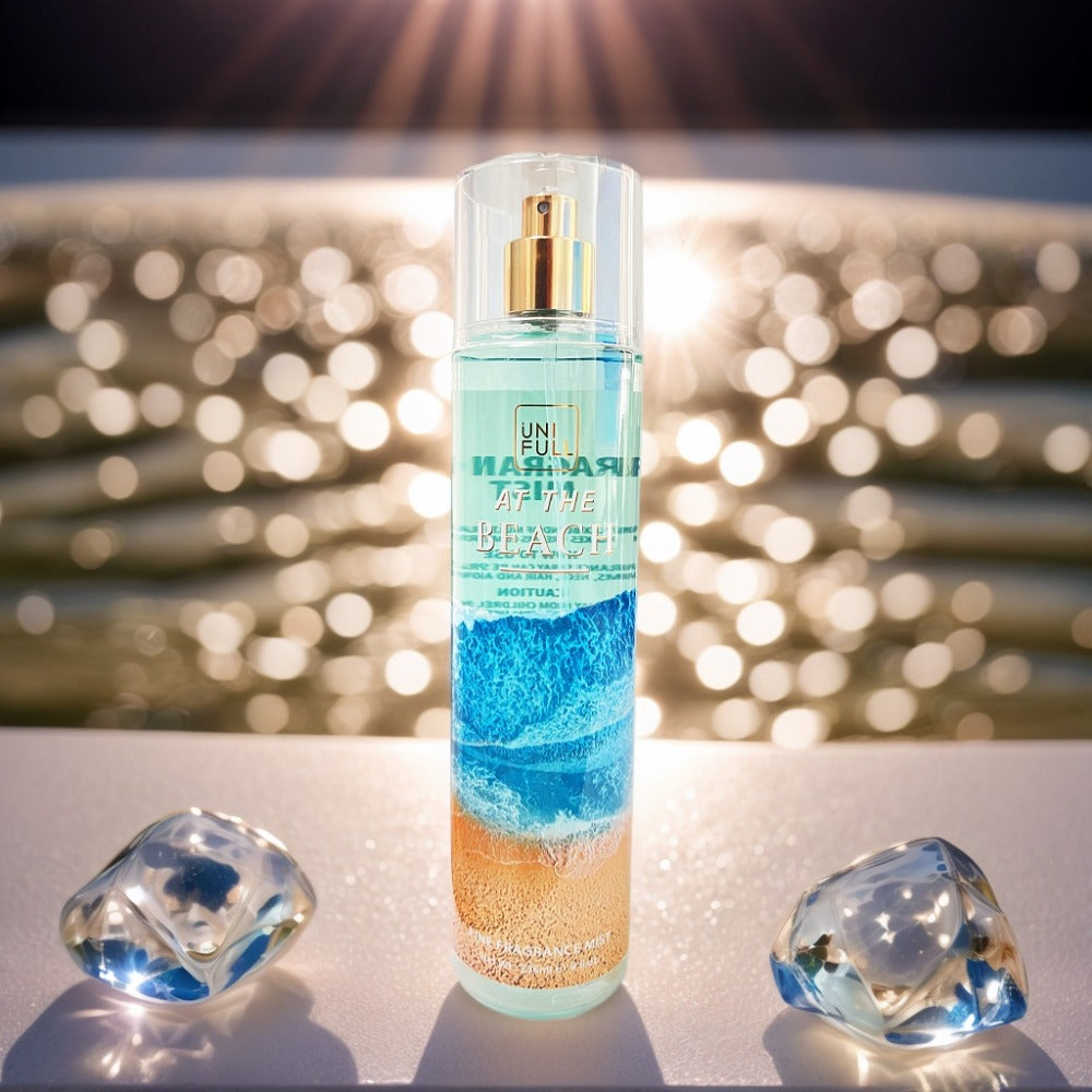 Body Mist Perfume Spray 8oz – 12 Scents Floral Hair & Body Fragrance for Women, Rose, Cherry Blossom, Beach, Long-Lasting Light Scent, Unisex Daily Wear Gift