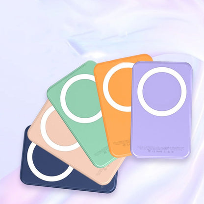 Magnetic Power Bank 5000mAh Mini Wireless Charging PD & QC 3.0 Fast Charge Colorful Portable Charger for iPhone 17 16 15 14 13 MagSafe Compatible