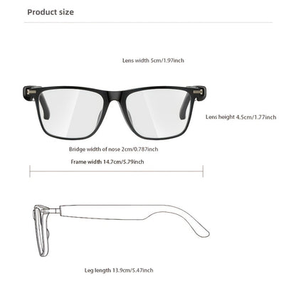 Smart Glasses 160-Language Translation Eyewear with Open-Ear Audio and 19 Photochromic Frame Options
