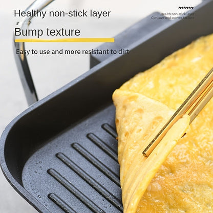 Electric Griddle 1500W Non-Stick Oblong Baking Pan 5-Speed Temperature Control Smokeless Indoor Grill for Eggs Vegetables BBQ Dishwasher Safe Black