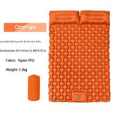 Orange Double Self-Inflating Sleeping Pad