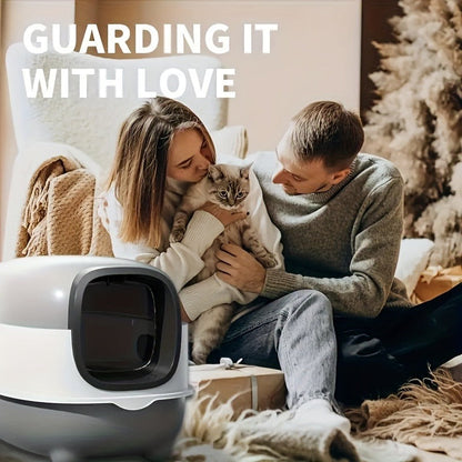 Enclosed Cat Litter Box with Odor Control - Foldable Top Entry Design, Splash-Proof Walls, Compact Size for Small Spaces, Suitable for Kittens and Adult Cats