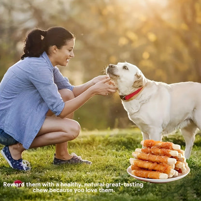 Dog Treats BLACK DUCK Chicken-Wrapped Milk Sticks in 200g and 400g Package Options for Reward Use