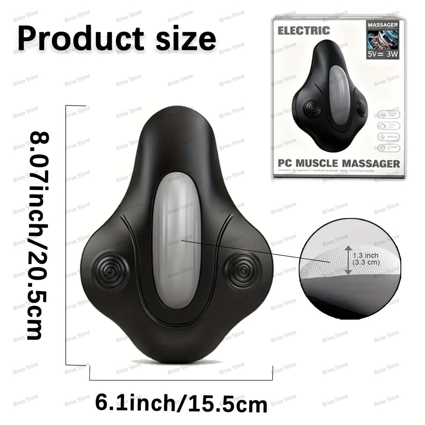 Fitness Equipment Electronic Pelvic Floor Training Cushion with Six Modes Controller and USB Cable