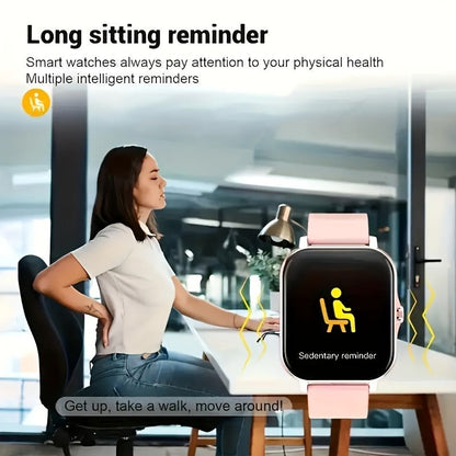 Smartwatch – Bluetooth Calling with 1.83" Full Touch Screen, Multiple Sport Modes, Music Control & Sedentary Reminder – Fitness Tracker…