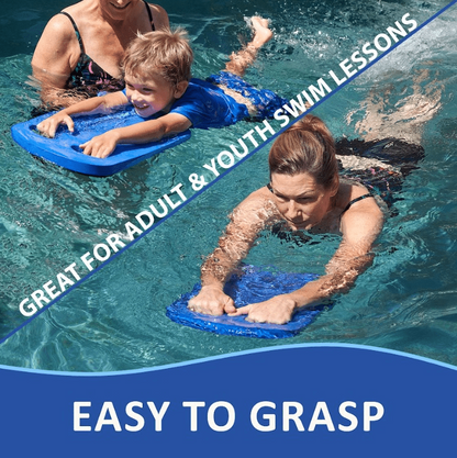 Swimming Kickboard for Adults & Kids, Lightweight EVA Dual-Grip Swim Training Board for Kicking Drills & Lessons