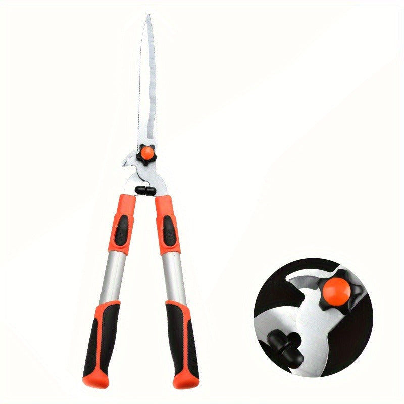 Long-Reach Bypass Lopper with Telescoping Silver Handles, Orange Grips and 27–34-Inch Variant Label