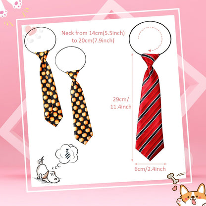 Dog Neck Ties Bulk Pack 30pcs Adjustable Grooming Bow Ties for Medium Large Dogs Mix Colors Holiday Birthday Daily Wear Pet Collar Accessories