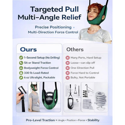 Door-Mounted Cervical Traction Device – Neck Decompressor