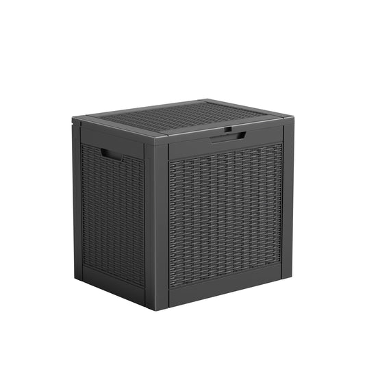 Storage Box 34 Gallon – Waterproof Deck Box with Handles