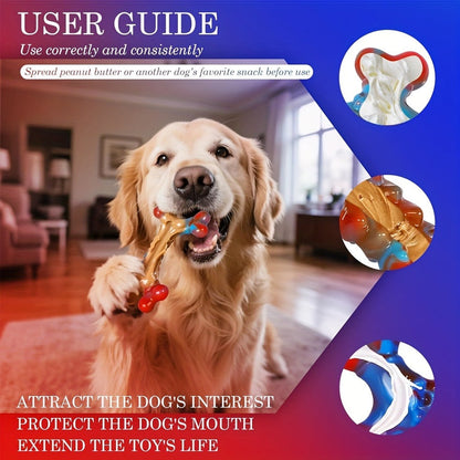 Dog Toy Orange Blue Braided Chew and Tug Bundle with 1, 2, 4 or 5-Piece Options for Large Dogs