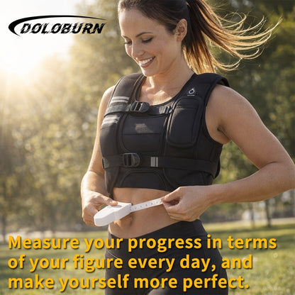 Weighted Vest for Running & Strength Training – Slim Fit Reflective Design with Phone Pouch, Snap-On Unisex Weight Training Vest for Gym, Core Strength & Bone Health, 8 / 12 / 16 lb Options