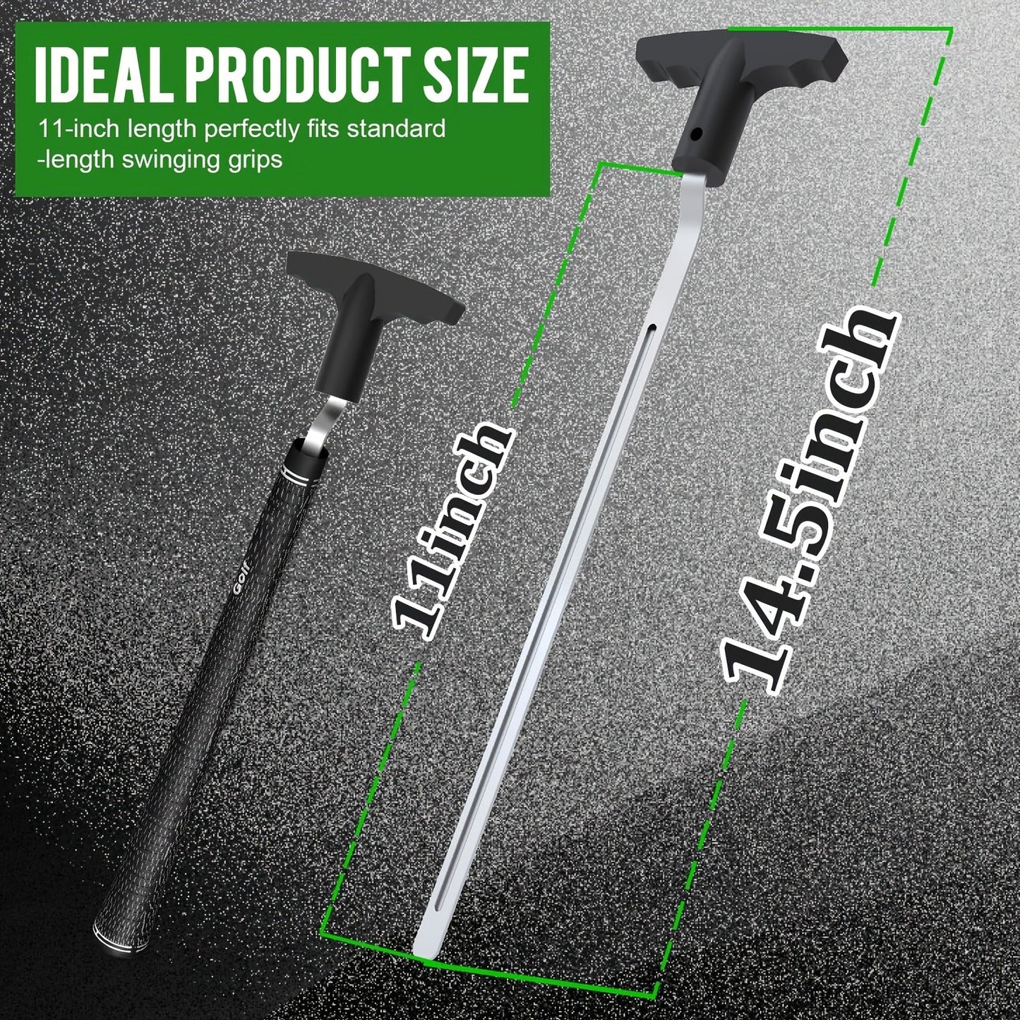 V-Groove Golf Grip Removal Tool High Carbon Steel T-Handle Grip Remover Saver 11 Inch Regripping Tool for Golf Club Shaft Grip Replacement Easy Grip Removal for All Golfers