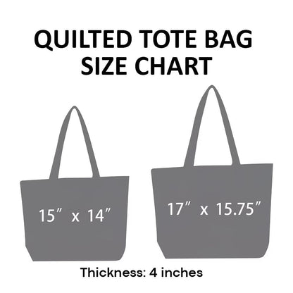Sea Turtle Patchwork Tote Bag with Quilted Panels, Teal Handles and 17 x 15.75-Inch Checkout Size