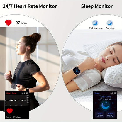 Smartwatch – 1.69" HD Screen, 25 Sports Modes, IP68, Source-Listed Color Options & Everyday Wear Design