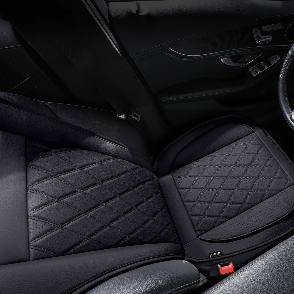 Car Seat Covers Front Pair with Full-Surround High-Back Design and Fifteen Color or Pattern Options