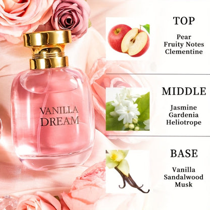 Women's Perfume Fruity Floral Eau de Parfum 3 oz with Pear, Red Apple, Clementine and Woody Musk