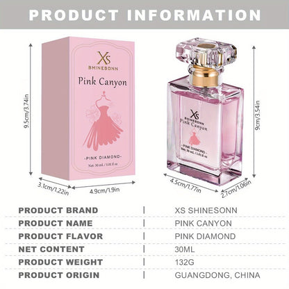 Women's Perfume Pink Canyon Eau de Parfum 1 oz with Pomegranate, Peony and Warm Amber Notes